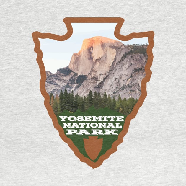 Yosemite National Park arrowhead by nylebuss